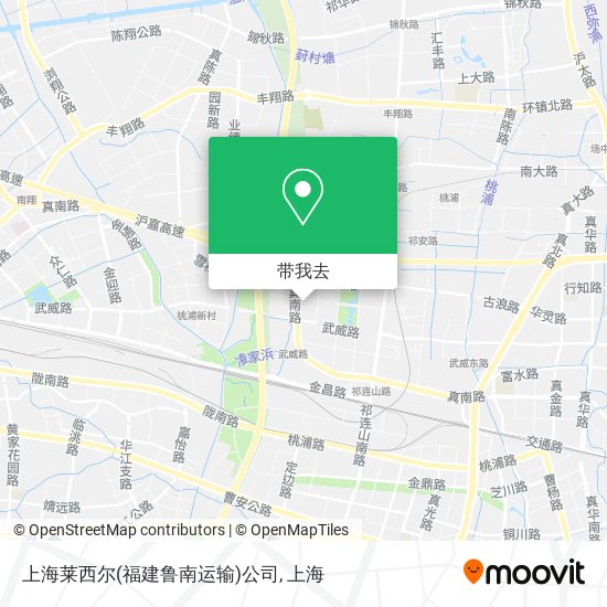 上海莱西尔(福建鲁南运输)公司地图