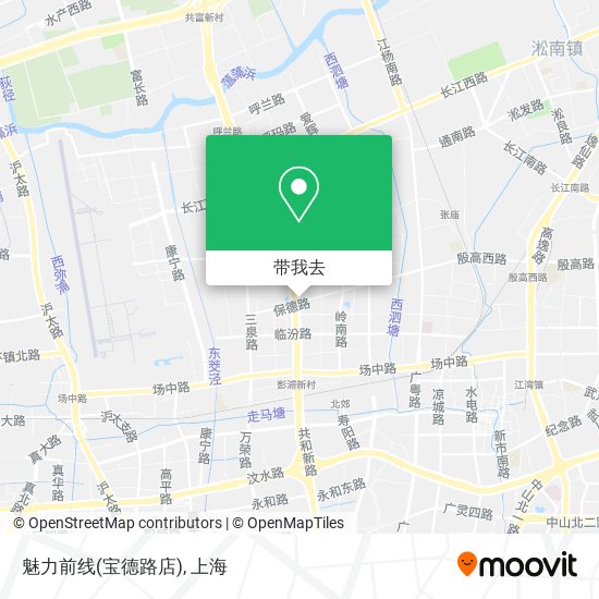 魅力前线(宝德路店)地图