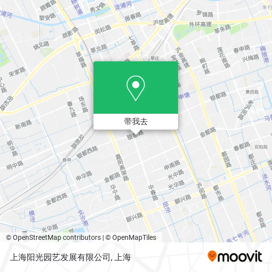 上海阳光园艺发展有限公司地图
