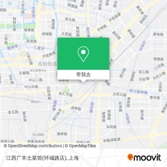 江西广丰土菜馆(环城路店)地图