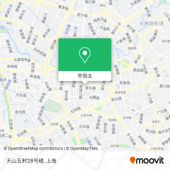 天山五村28号楼地图