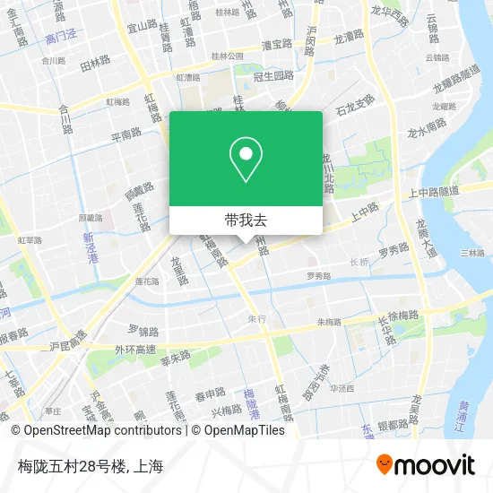 梅陇五村28号楼地图