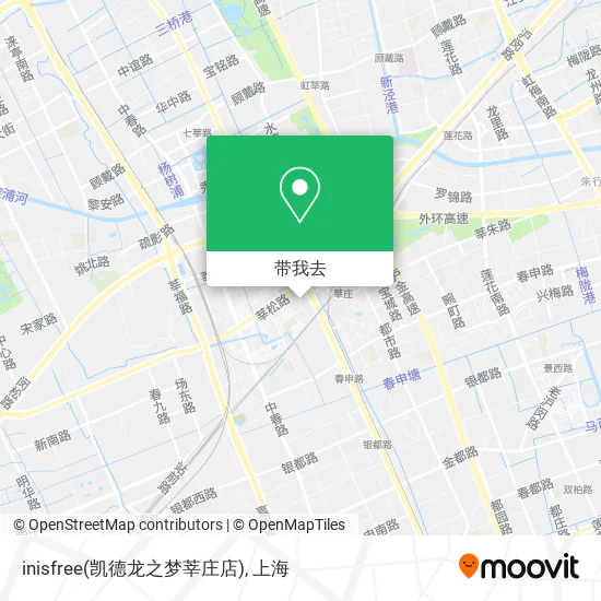 inisfree(凯德龙之梦莘庄店)地图
