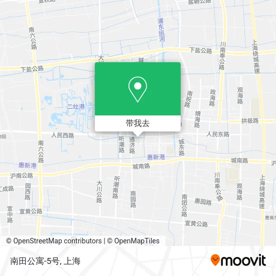 南田公寓-5号地图