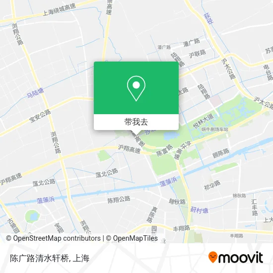 陈广路清水轩桥地图
