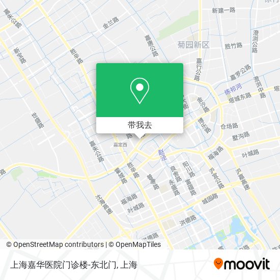 上海嘉华医院门诊楼-东北门地图