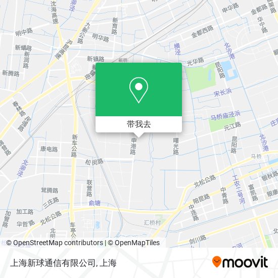 上海新球通信有限公司地图