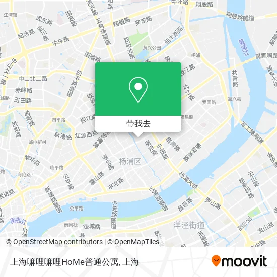 上海嘛哩嘛哩HoMe普通公寓地图