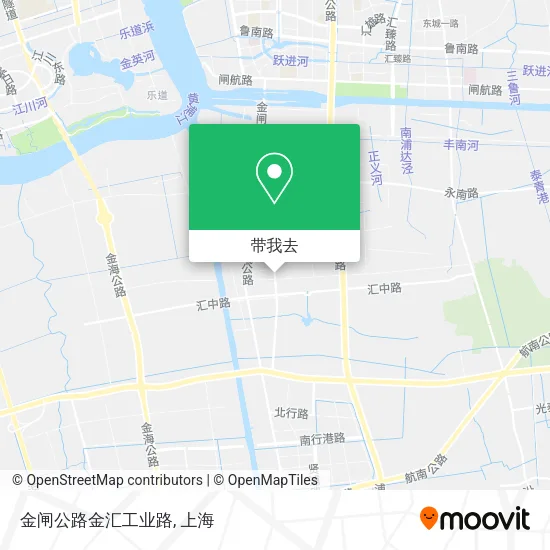 金闸公路金汇工业路地图