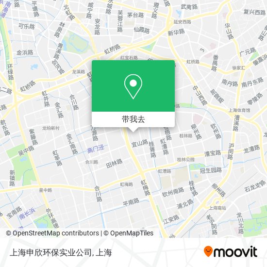 上海申欣环保实业公司地图