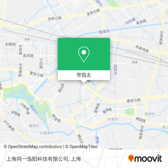 上海同一迅阳科技有限公司地图