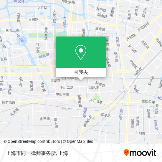 上海市同一律师事务所地图