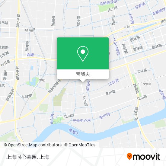 上海同心墓园地图