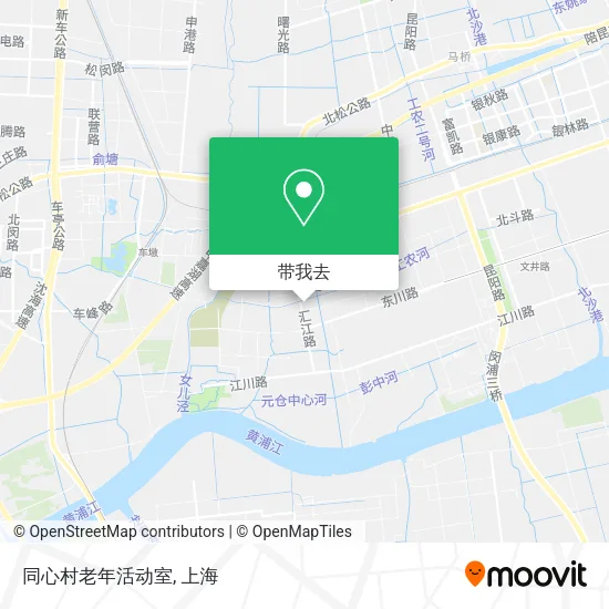 同心村老年活动室地图