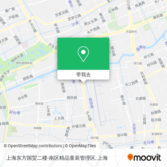 上海东方国贸二楼-南区精品童装管理区地图