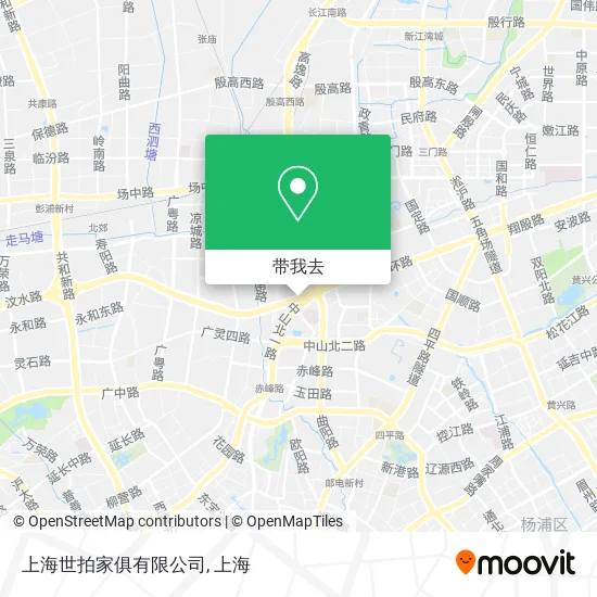 上海世拍家俱有限公司地图