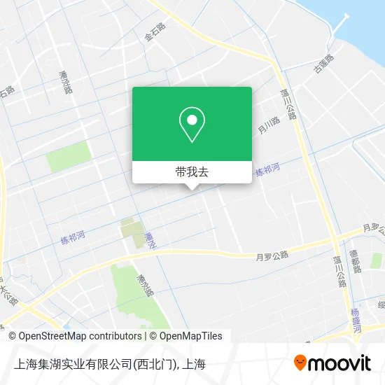 上海集湖实业有限公司(西北门)地图