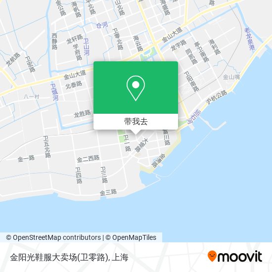 金阳光鞋服大卖场(卫零路)地图