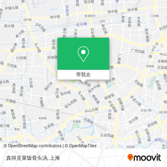 真得灵菜饭骨头汤地图