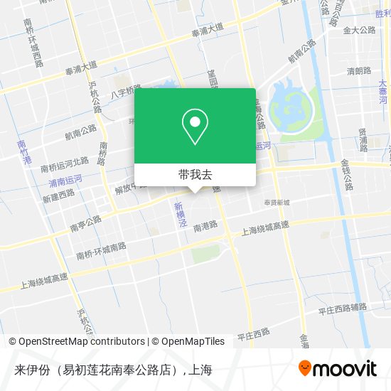 来伊份（易初莲花南奉公路店）地图