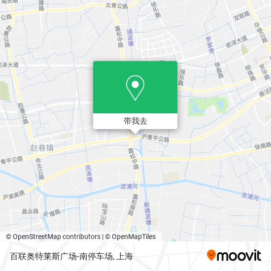 百联奥特莱斯广场-南停车场地图