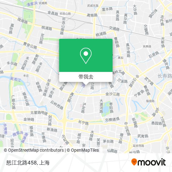 怒江北路458地图