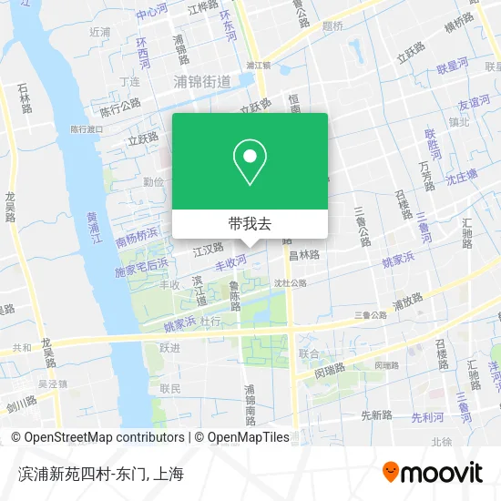 滨浦新苑四村-东门地图