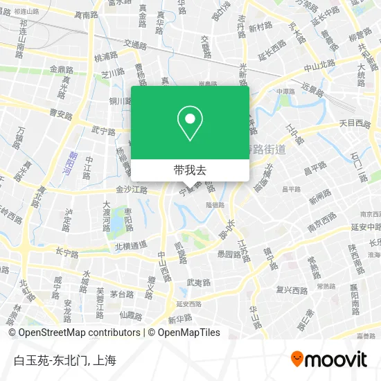白玉苑-东北门地图