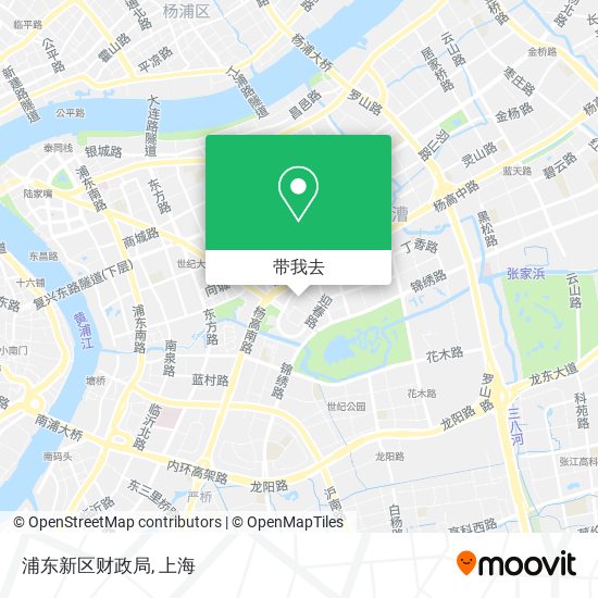 浦东新区财政局地图