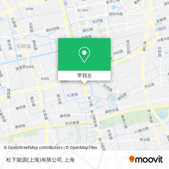 松下能源(上海)有限公司地图