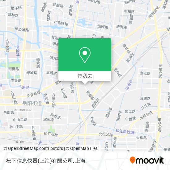 松下信息仪器(上海)有限公司地图