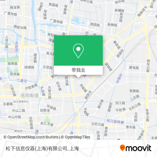 松下信息仪器(上海)有限公司地图