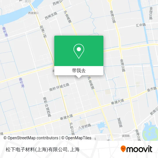 松下电子材料(上海)有限公司地图