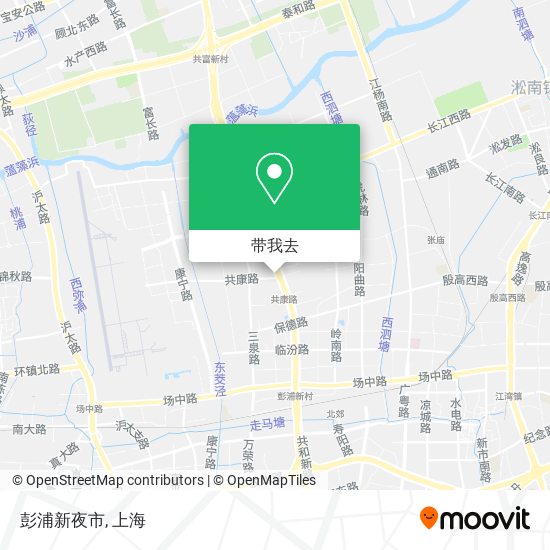 彭浦新夜市地图