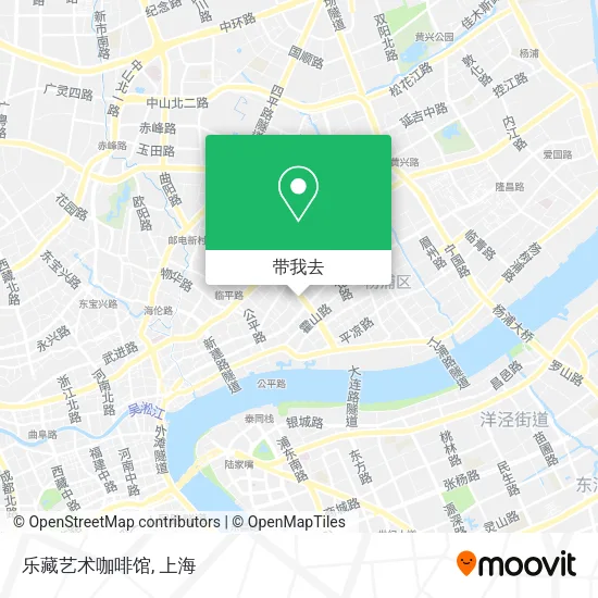 乐藏艺术咖啡馆地图