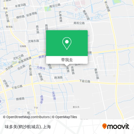 味多美(鹤沙航城店)地图