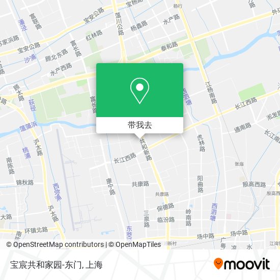 宝宸共和家园-东门地图
