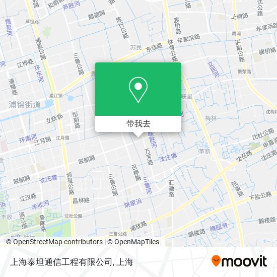 上海泰坦通信工程有限公司地图