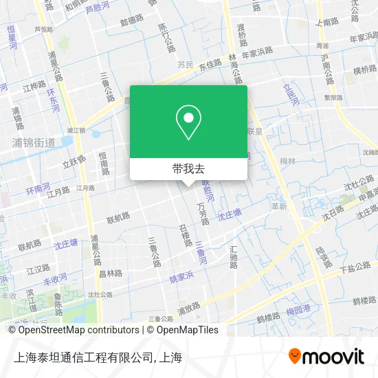 上海泰坦通信工程有限公司地图