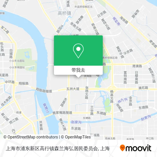 上海市浦东新区高行镇森兰海弘居民委员会地图