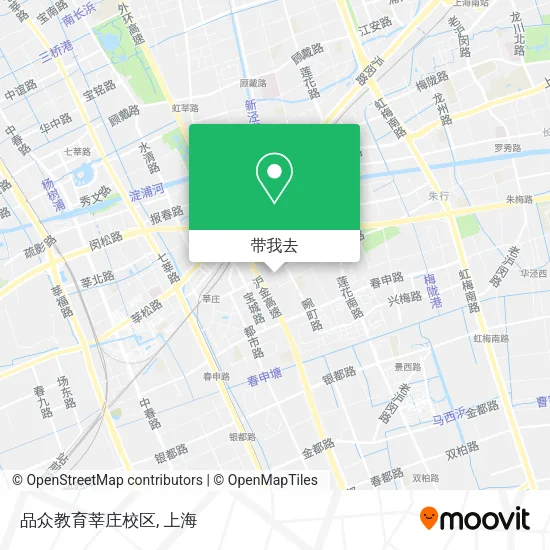 品众教育莘庄校区地图