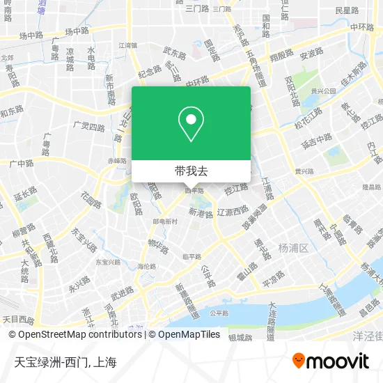 天宝绿洲-西门地图