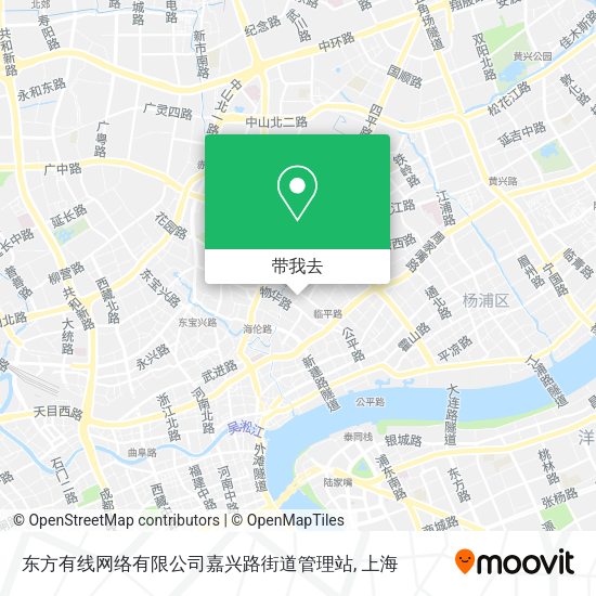 东方有线网络有限公司嘉兴路街道管理站地图