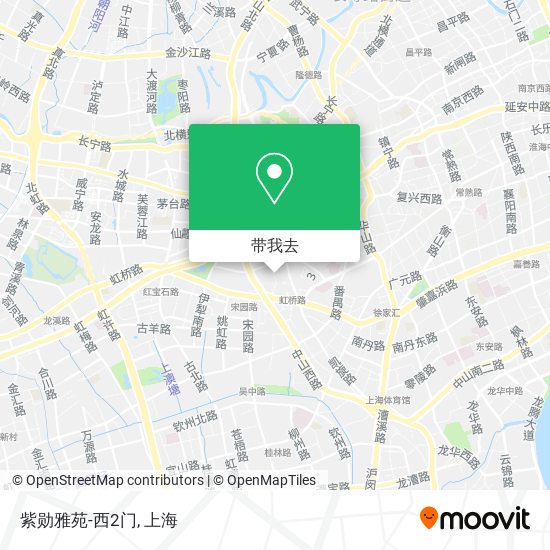 紫勋雅苑-西2门地图