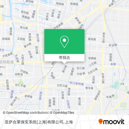 亚萨合莱保安系统(上海)有限公司地图