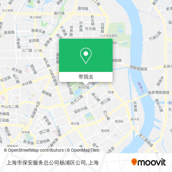 上海市保安服务总公司杨浦区公司地图