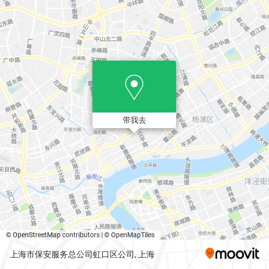 上海市保安服务总公司虹口区公司地图
