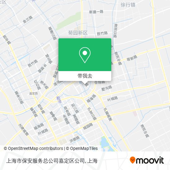 上海市保安服务总公司嘉定区公司地图