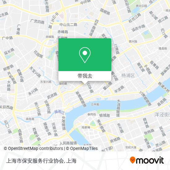 上海市保安服务行业协会地图