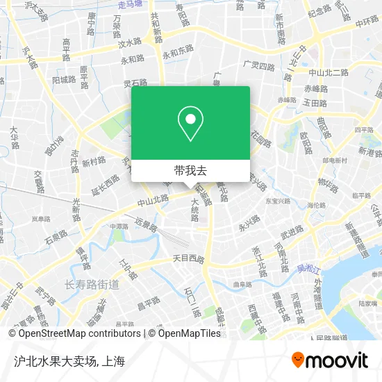 沪北水果大卖场地图